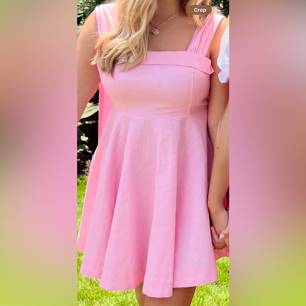 MARBLE Pink A-Line Sundress